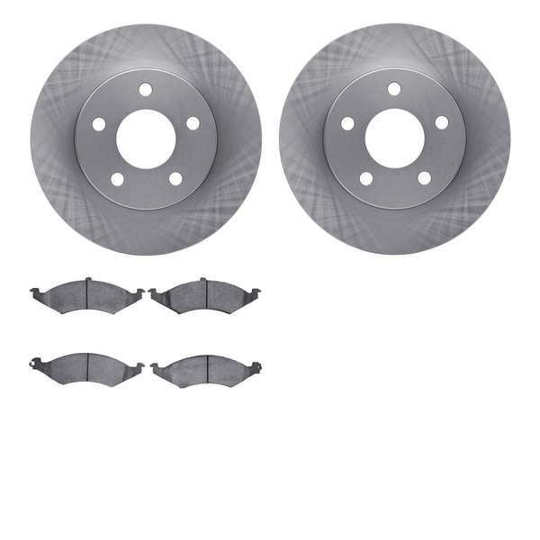 Dynamic Friction Co 6502-55082, Rotors with 5000 Advanced Brake Pads 6502-55082